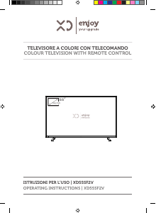 Manuale XD XD55SF2V LED televisore