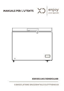 Manuale XD XDBDE1145 Congelatore