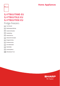 Bedienungsanleitung Sharp SJ-FTB01ITXWE-EU Kühl-gefrierkombination