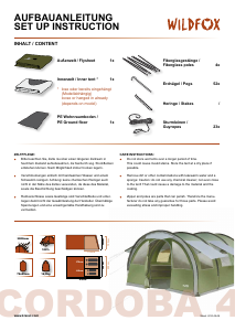 Manual Wildfox Cordoba 4 Tent