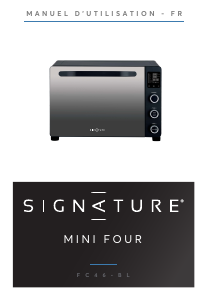 Mode d’emploi Signature FC46-BL Four