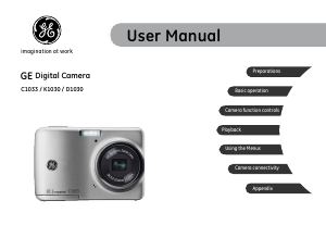 Handleiding GE C1033 Digitale camera
