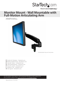 Handleiding StarTech ARMPIVWALL Monitorarm