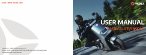 Manual Yadea E8SPRO Scooter