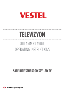 Kullanım kılavuzu Vestel 32HB5000 LED televizyon
