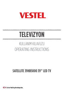 Kullanım kılavuzu Vestel 39HB5000 LED televizyon