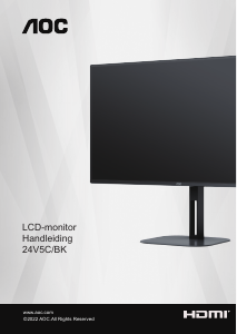 Handleiding AOC 27V5/BK LCD monitor