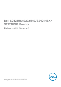 Használati útmutató Dell S2421HSX LCD-monitor