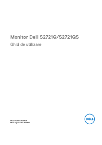 Manual Dell S2721Q Monitor LCD