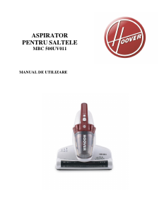 Manual Hoover MBC500UV 011 Aspirator de mână