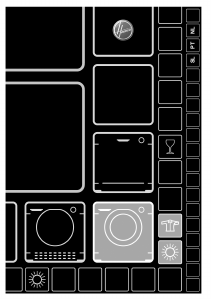Priročnik Hoover H3DPS4966TAMB6-S Pralno-sušilni stroj
