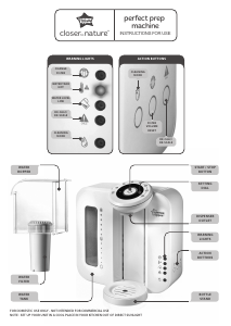 Manual Tommee Tippee Perfect Prep Formula Maker