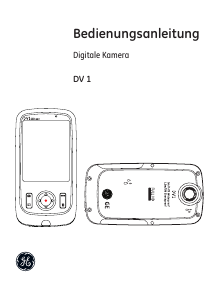 Bedienungsanleitung GE DV1 Digitalkamera