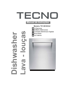 Manual Tecno TD14EXDA2 Máquina de lavar louça