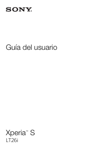 Manual de uso Sony Xperia S Teléfono móvil