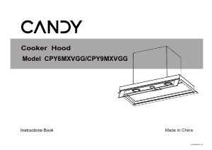 Manual de uso Candy CPY9MXVGG Campana extractora