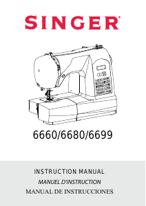 Manual de uso Singer 6680 Starlet Máquina de coser