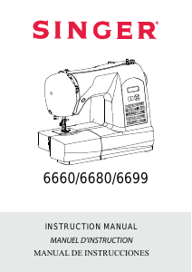 Manual de uso Singer 6699 Starlet Máquina de coser