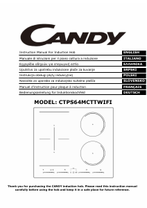 Handleiding Candy CTPS64MCTTWIFI/1 Kookplaat