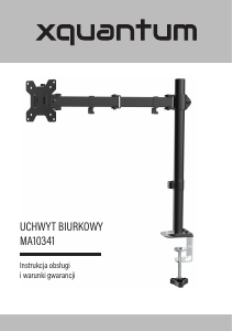 Instrukcja XQUANTUM MA10341 Uchwyt monitora