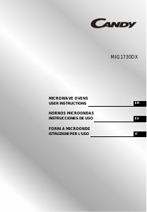 Handleiding Candy MIG1730DXIT Magnetron