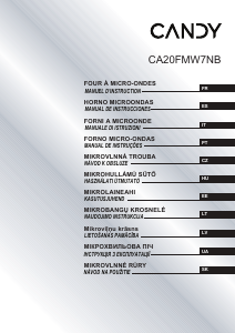 Mode d’emploi Candy CA20FMW7NB Micro-onde