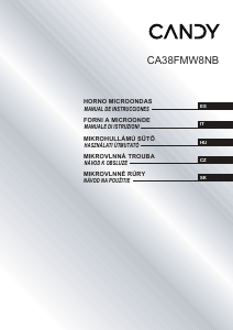 Manuale Candy CA38FMW8NB Microonde
