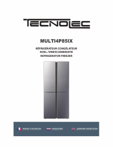 Handleiding Tecnolec MULTI4P85IX Koel-vries combinatie