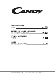 Handleiding Candy FCXNE828X WIFI Oven