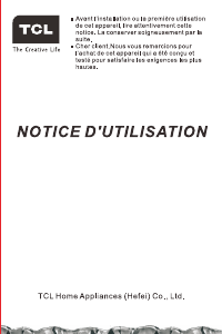 Mode d’emploi TCL FP0824WC0FR Lave-linge