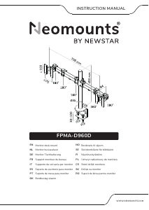 Handleiding Neomounts FPMA-D960D Monitorarm