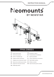 Handleiding Neomounts FPMA-D960D3 Monitorarm