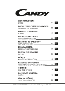 Manual de uso Candy FCNE886X WIFI Horno