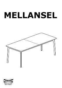 Handleiding IKEA MELLANSEL Eettafel