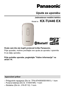 Priručnik Panasonic KX-TU446 Mobilni telefon