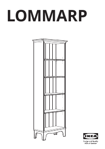 説明書 イケア LOMMARP ブックケース