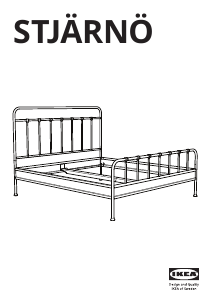 Handleiding IKEA STJÄRNÖ Bedframe