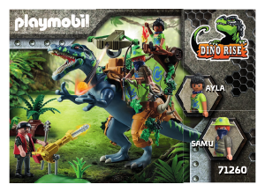 Manual Playmobil set 71260 Dino Rise Spinosaurus