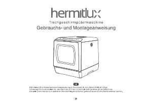 Bedienungsanleitung Hermitlux HMX-DW03 Geschirrspüler