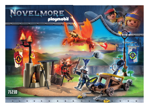 Εγχειρίδιο Playmobil set 71210 Novelmore Novelmore vs. Burnham Raiders - Πίστα μάχης