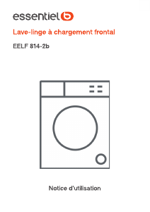 Mode d’emploi Essentiel B EELF 814-2b Lave-linge