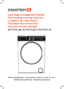 Handleiding Essentiel B ELF 1014-4b Wasmachine