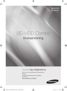 Käyttöohje Samsung BD-D8200N Blu-ray-soitin