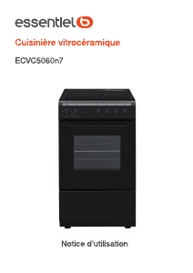 Mode d’emploi Essentiel B ECVC 5060n7 Cuisinière