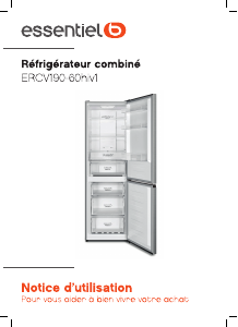 Mode d’emploi Essentiel B ERCV 190-60hiV1 Réfrigérateur combiné