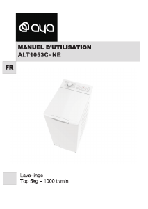 Mode d’emploi AYA ALT1053C-NE Lave-linge