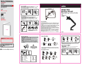 Handleiding Anko 43-305-414 Monitorarm