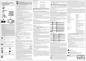 Manual de uso Medisana BU A57 Tensiómetro