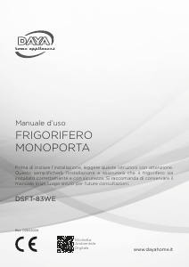 Manuale DAYA DSFT83WE Frigorifero-congelatore