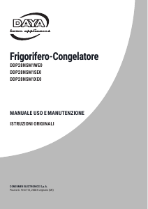 Manuale DAYA DDP28NSM1XE0 Frigorifero-congelatore